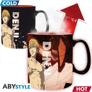 CHAINSAW MAN TAZA SENSITIVA AL CALOR 460ML DENJI & AKI