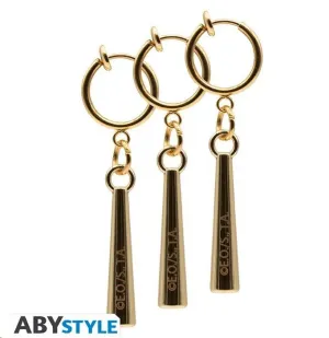 ONE PIECE CONJUNTO DE 3 PENDIENTES ZORO