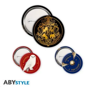HARRY POTTER PACK DE CHAPAS HOGWARTS