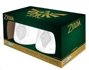 LA LEYENDA DE ZELDA JUEGO DE 2 VASOS ZELDA Y LINK EUROPA