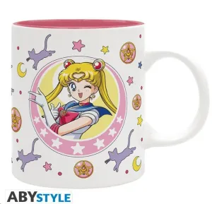 SAILOR MOON TAZA 320 ML PARCHE SAILOR MOON Y LUNA