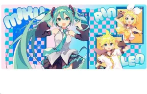 HATSUNE MIKU ALFOMBRILLA DE RATON XXL MIKU Y AMIGOS