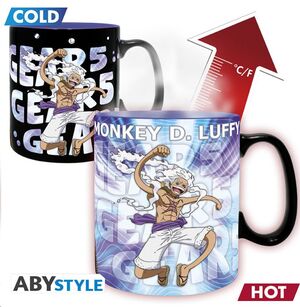 ONE PIECE TAZA SENSITIVA AL CALOR 460 ML GEAR 5 