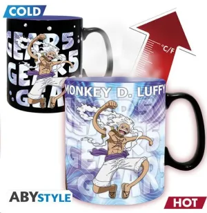 ONE PIECE TAZA SENSITIVA AL CALOR 460 ML GEAR 5 