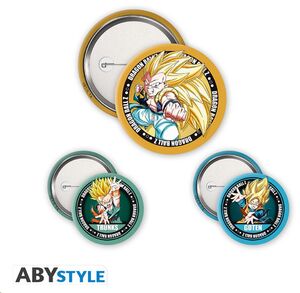 DRAGON BALL PAQUETE DE CHAPAS DBZ TRUNKS, GOTEN Y GOTRUNKS