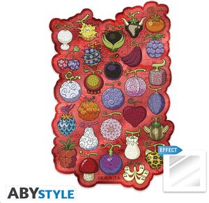 ONE PIECE PEGATINA DE VINILO INDIVIDUAL LA FRUTA DEL DIABLO