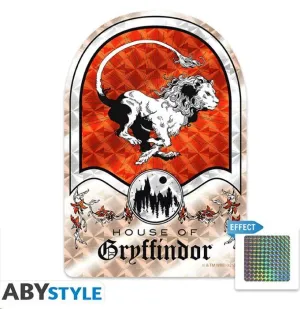 HARRY POTTER PEGATINA DE VINILO INDIVIDUAL CASA DE GRYFFINDOR