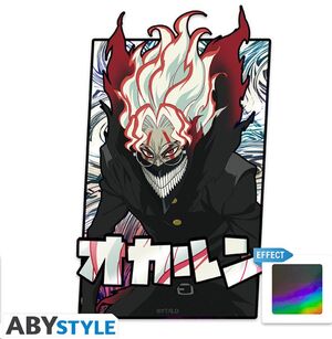 DAN DA DAN PEGATINA DE VINILO INDIVIDUAL OKARUN DESPERTADO