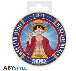 ONE PIECE POSAVOSOS DE CERAMICA MONKEY D. LUFFY