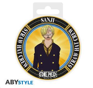ONE PIECE POSAVASOS DE CERAMICA SANJI