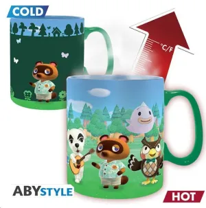 ANIMAL CROSSING TAZA SENSITIVA AL CALOR 460 ML ISLAND WELCOME CARDBOARD