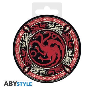 LA CASA DEL DRAGON POSAVASOS DE CERÁMICA TARGARYEN