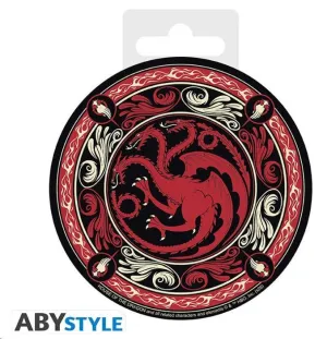 LA CASA DEL DRAGON POSAVASOS DE CERÁMICA TARGARYEN