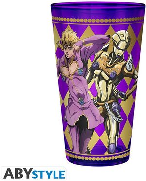 JOJO'S BIZARRE ADVENTURE VASO GRANDE PREMIUM 400 ML GOLDEN WIND