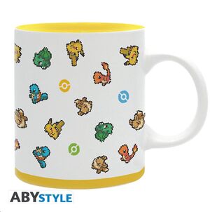 POKEMON TAZA 320 ML PIXEL ART