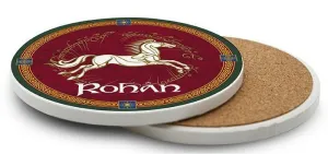 EL SEÑOR DE LOS ANILLOS POSAVASOS CERÁMICA ROHAN