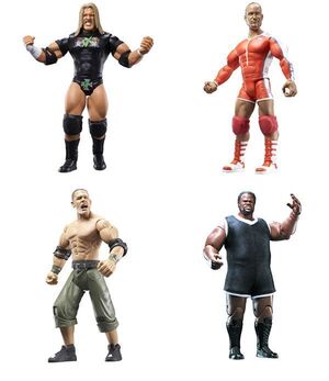 WWE FIGURA RUTHLESS AGGRESSION SERIE 30 (4 MODELOS)                        