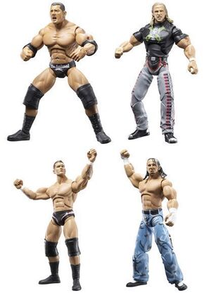 WWE FIGURA DELUXE AGGRESSION EVOLUTIF (4 MODELOS)                          