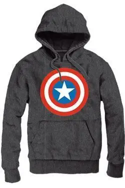 CAPITAN AMERICA SUDADERA CAPUCHA LOGO T-XL                                 
