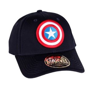 CAPITAN AMERICA GORRA AZUL LOGO