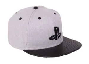 PLAYSTATION GORRA GRIS LOGO