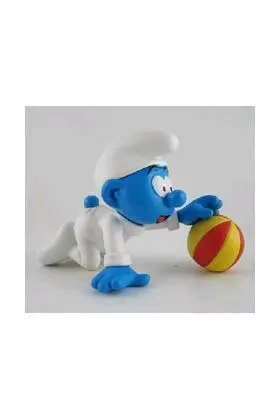 EL BEBE PITUFO ESTATUA 7 CM LOS PITUFOS                                    