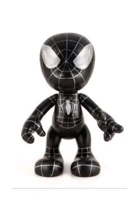 SPIDERMAN COLOR NEGRO Y PLATA 22 CM ARTOYS MARVEL                          