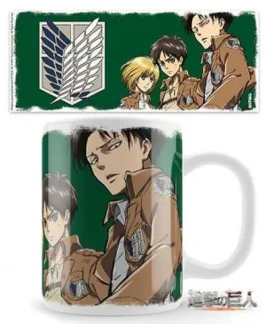 ATAQUE A LOS TITANES TAZA BLAZON TEAM                                      