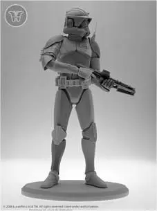 STAR WARS ESTATUA RESINA 40 CM COMMANDER CODY READY TO FIGHT EDICION LIMITA