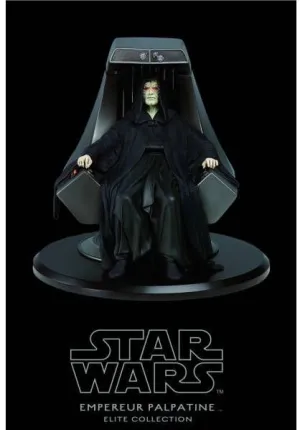 STAR WARS ESTATUA RESINA 18 CM EMPERADOR PALPATINE Y TRONO IMPERIAL VERS.2 