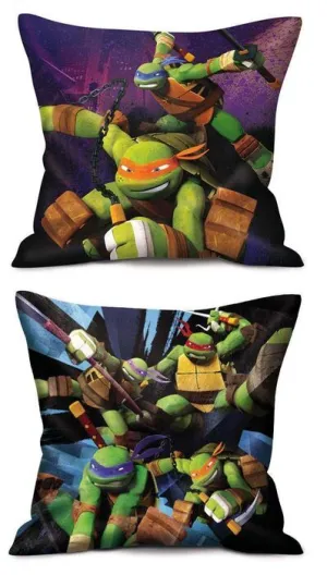 TORTUGAS NINJA COJIN 35X35 CM SURTIDO                                      