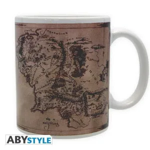 EL SEÑOR DE LOS ANILLOS TAZA MAPA                                          