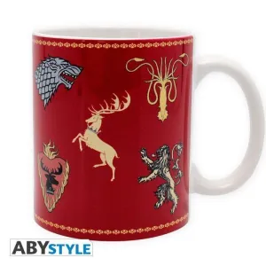 JUEGO DE TRONOS TAZA ESCUDOS                                               