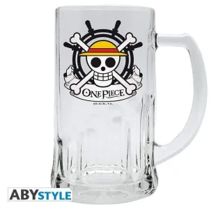 ONE PIECE JARRA CRISTAL SKULL LUFFY                                        