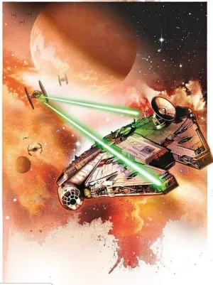 STAR WARS POSTER HALCON MILENARIO 98X68                                    