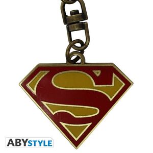 SUPERMAN LLAVERO METALICO 4 CM LOGO DC COMICS