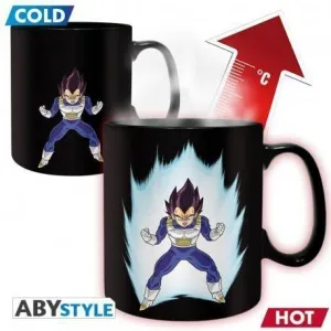 DRAGON BALL Z TAZA 460 ML VEGETA SENSITIVA AL CALOR                        