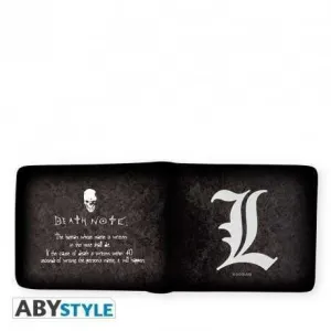 DEATH NOTE CARTERA SIMBOLO L                                               