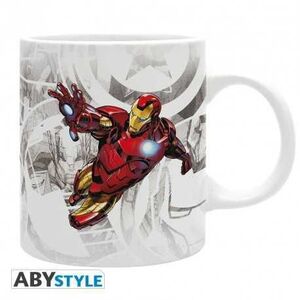 IRON MAN TAZA CERAMICA 320 ML THE INVINCIBLE IRON MAN MARVEL               