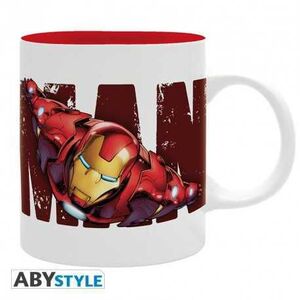 IRON MAN TAZA CERAMICA 320 ML IM DESIGN MARVEL COMICS                      