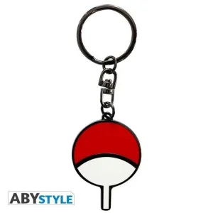 NARUTO SHIPPUDEN LLAVERO METALICO 4 CM UCHIHA SYMBOL                       