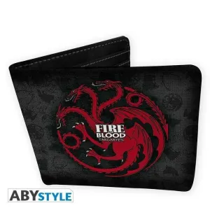 JUEGO DE TRONOS CARTERA VINILO TARGARYEN BLOOD ON FIRE                     