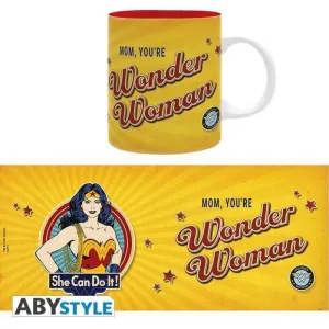 WONDER WOMAN TAZA CERAMICA 320 ML MON YOU´RE DC COMICS                     