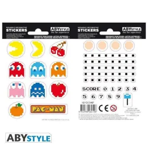 PAC-MAN STICKERS 16 X 11 CM LABYRINTHE X5                                  