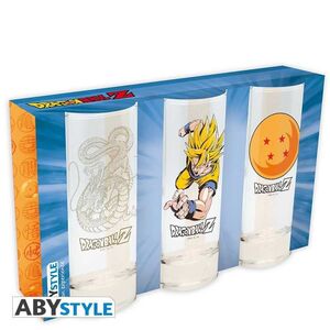 DRAGON BALL SET 3 VASOS 29 CL GOKU / DRAGON SHENRON / BOLA                 