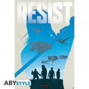 POSTER STAR WARS EPISODIO VII RESIST 61 X 91 CM                            