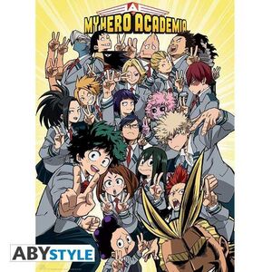 POSTER MY HERO ACADEMIA GRUPO 52 X 38 CM                                   