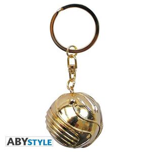 HARRY POTTER LLAVERO METALICO 3D GOLDEN SNITCH                             