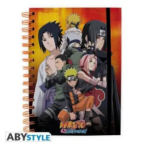 NARUTO SHIPPUDEN LIBRETA KONOHA GROUP