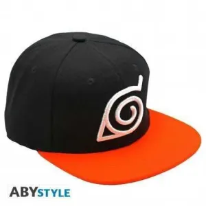 NARUTO SHIPPUDEN GORRA NEGRA / NARANJA KONOHA NARUTO SHIPPUDEN GORRA NEGRA / NARANJA KONOHA